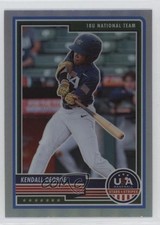 2023 Panini USA Baseball Stars & Stripes Silver Prizm Kendall George #49 19l7