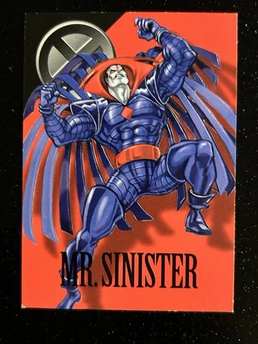 Mr. Sinister X-Men 1996 Fleer #44 Embossed Marvel Comic Vintage Card MCU