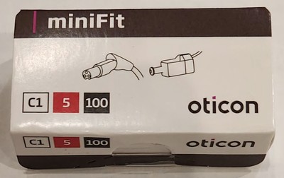 New Oticon MimiFit Receiver More zircon Real (100db-Size 5-Right)USA fast ship