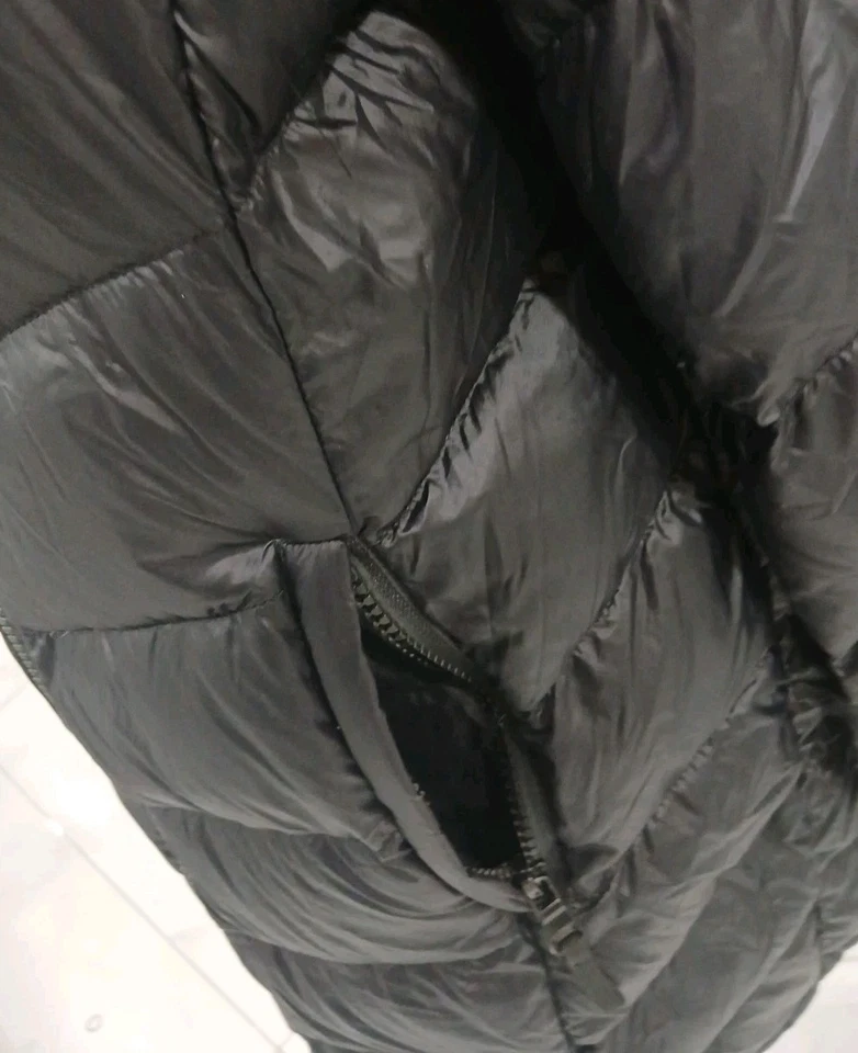 Chaqueta acolchada negra con aislamiento ligero ANDREW MARC para mujer grande Foto 3 de 4