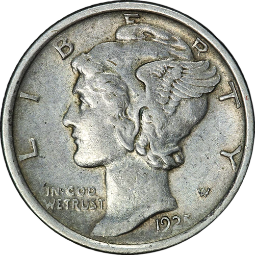 1925-D Mercury Dime Choice XF/AU Nice Eye Appeal Nice Strike