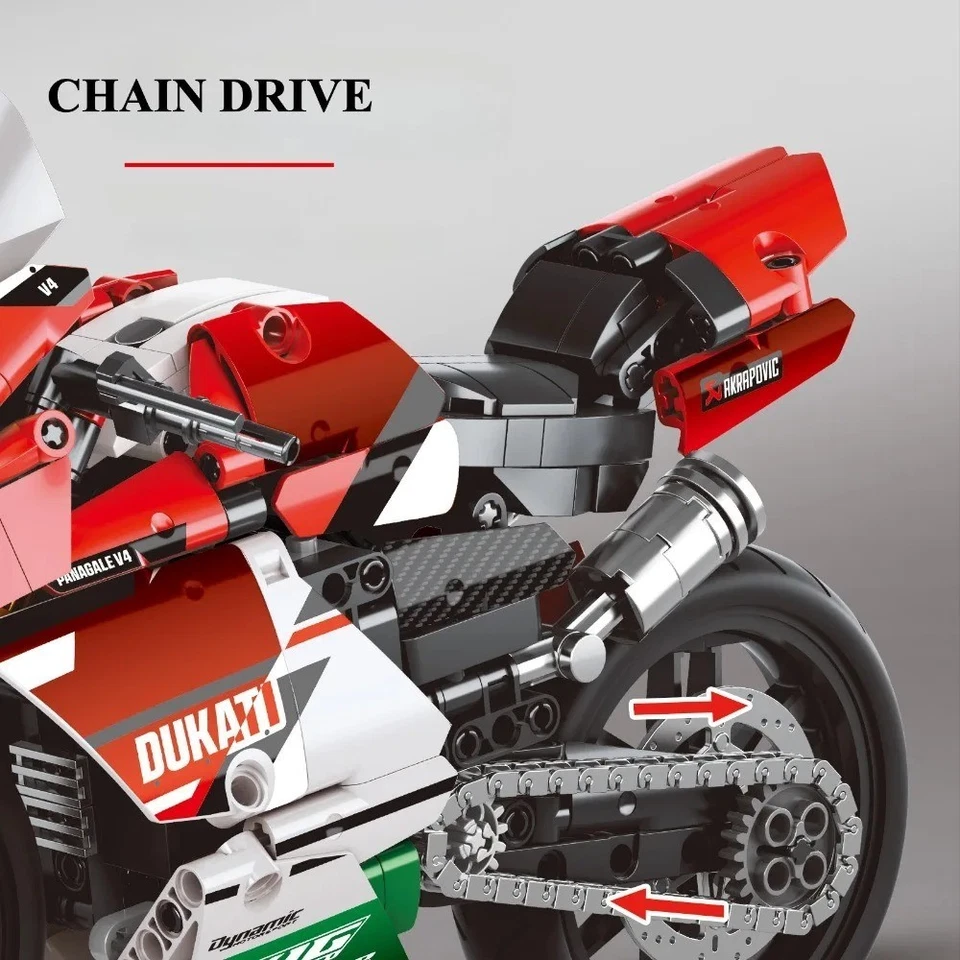 BMW S1000 RR Technic Building Block Set - Detailed Champions Model - Replica - Image 3 of 4