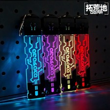 Tactical Chip Luminous Keychain Pendant Functional Accessories Cos Props