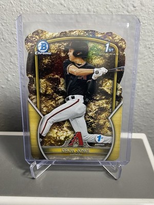 2023 Bowman 1st Edition Druw Jones 1st Chrome Prospector Special Die Cut  /49