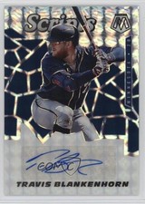 2021 Panini Mosaic Scripts Travis Blankenhorn #SCR-TR Auto 4f5