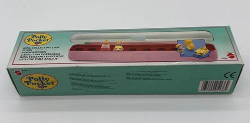 Vintage POLLY POCKET Ring Collecting Case w/ 10 Complete Rings & Box Bluebird - Picture 16 of 16