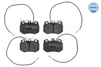 Meyle 025 210 8017/W Bremsbelagsatz Vorne , Passt Zu: Citroen Ax, C15, C15/MINIV