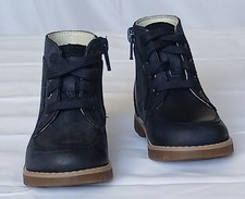 Image of CLARKS HEATH DASH T TODDLER BOYS' LEATHER BOOTS. PURPLE. SIZE UK 4G. NEW.