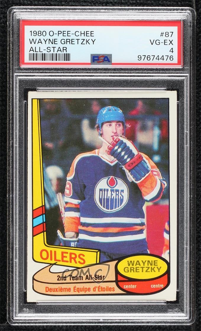 1980-81 O-Pee-Chee All Star Wayne Gretzky #87 PSA 4 HOF 0z69