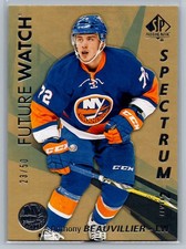 2016-17 SP Authentic #S-74 Anthony Beauvillier Islanders Future Watch Gold #/50