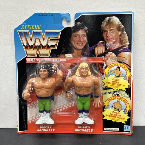 WWF WWE The Rockers Marty Jannetty & Shawn Michaels Hasbro Action Figure 1991