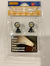 Lemax Round Spot Light Set of 2  for Christmas Village  NIB 
