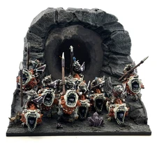 Kings of War Painted Fleabag Riders Sniff Regiment Ogres Goblin Mawbeast OOP