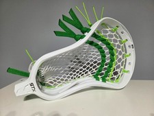 NEW STX Surgeon 1K GREEN Soft Mesh Lacrosse LAX Head HERO 4.0 Custom Stringing