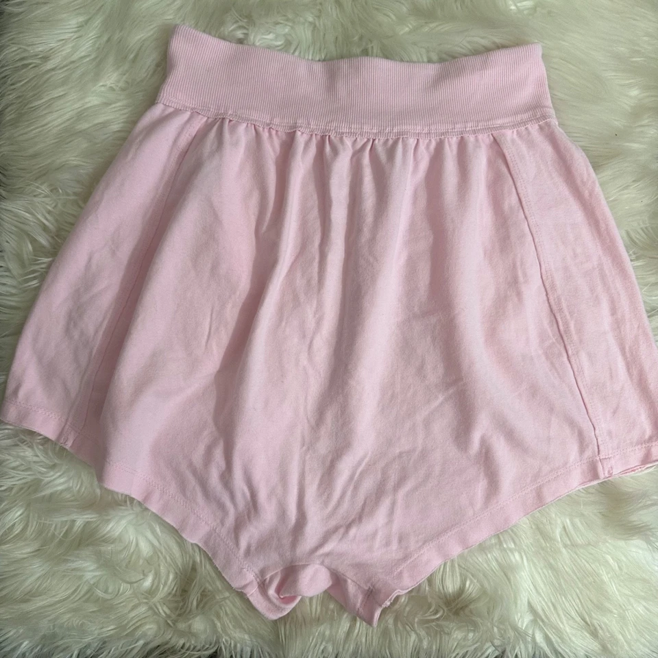 Free People Movement Womens Hot Shot Harem Shorts Size Small Pink Pale Comfort - Image 2 of 4