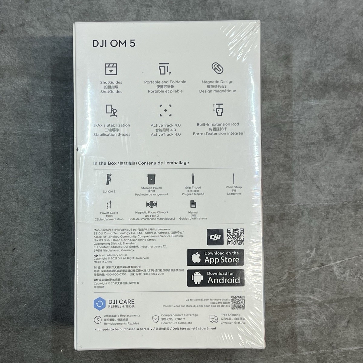 DJI OM 5 Smartphone Gimbal Stabilizer - Athens Gray for sale