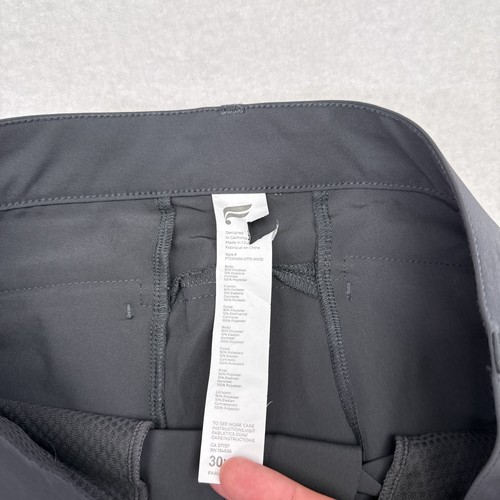 Fabletics The Only Pants Mens Size 30 x 30 Slim Fit Gray Stretch Athleisure NEW - Picture 8 of 10