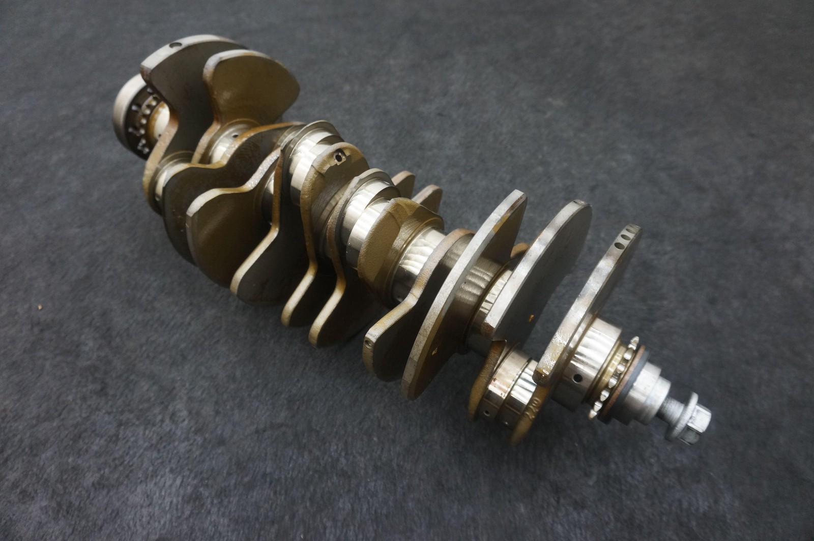 6.0L Engine Crank Crankshaft 07C100011BL Bentley Continental Flying Spur 2003-12