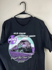 Vintage Old Crow Medicine Show Paint This Town T-Shirt All Size S to 5XL NZL029