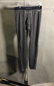 Carhartt Men's Gray Force Wool Blend Thermal Base Layer Leggings Sz L Tall