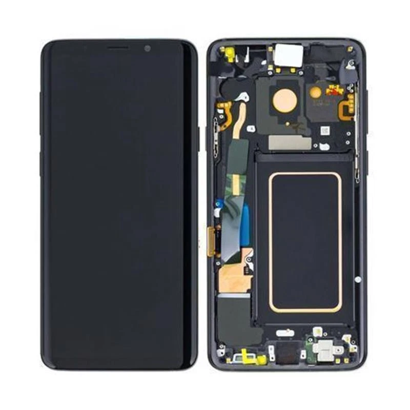 Original Samsung Galaxy S9 Plus G965F LCD Amoled Display Touch Rahmen Schwarz - Bild 2 von 3