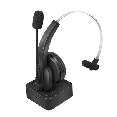 LogiLink BT0059 Headphones/Headset Wireless  Head-Band Office/Call Center Bl ~E~