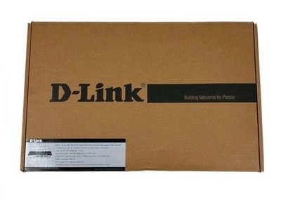 New D-Link 24 port PoE 10/100 Switch DES-1210-28P READ
