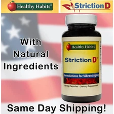 Striction D Premium Blood Sugar Support 60 Capsules Healthy Habits FREE Ship USA