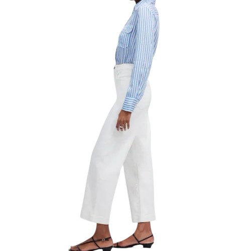 Jeans donna Madewell The Perfect vintage gamba larga crop taglia 25 nuovi con etichette piastrelle bianche - Foto 3 di 13