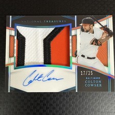 2023 National Treasures Colton Cowser Rookie Patch Auto Midnight/25 Auto Orioles