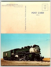 WP RR #334 Steam Engine: 1969 Rio Vista CA Chrome Postcard Mac Owen Photo