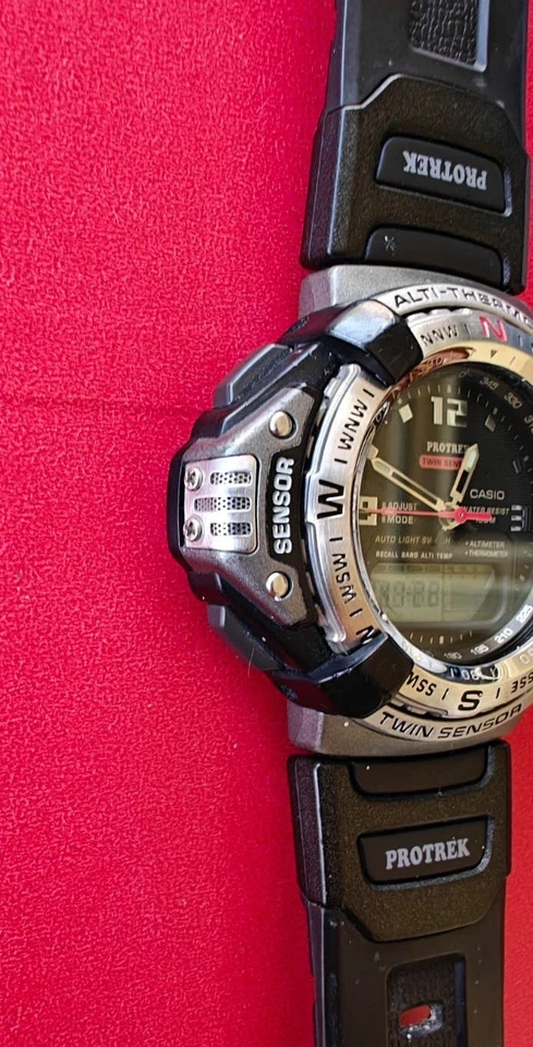 Casio Pro Trek PRT-71 Doble Sensor Exterior - Altímetro, Brújula, Termómetro 2357 Foto 3 de 4