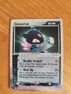 Sneasel ex 103/109 - EX Rubin & Saphir - Ultra Rare Holo - 2003 Pokemon Karte