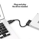 USB 2.0 to Slimline SATA 7+6 13pin Laptop CD-DVD Optical Adapter- Nice E7O8
