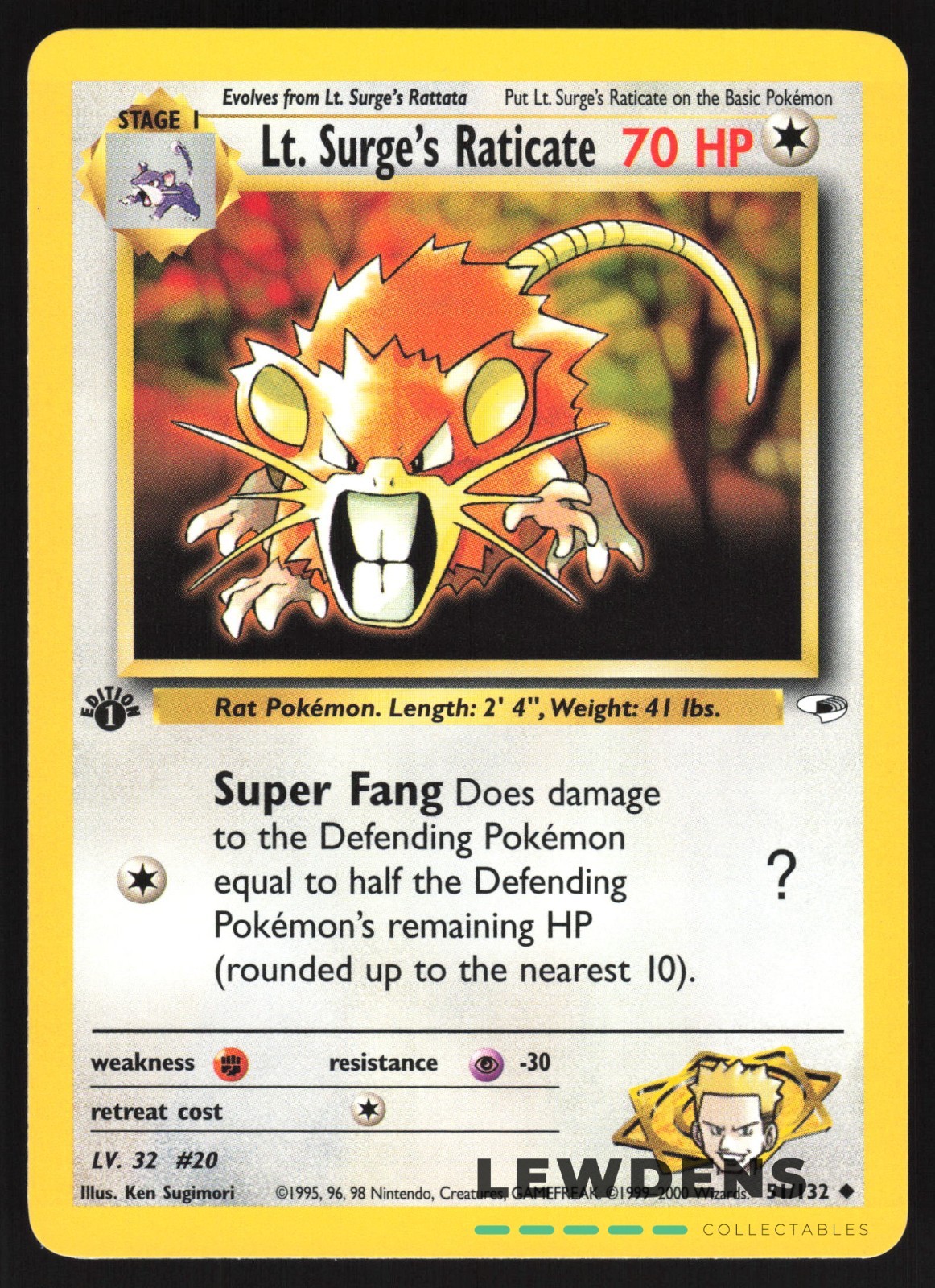 Lt. Surge's Raticate