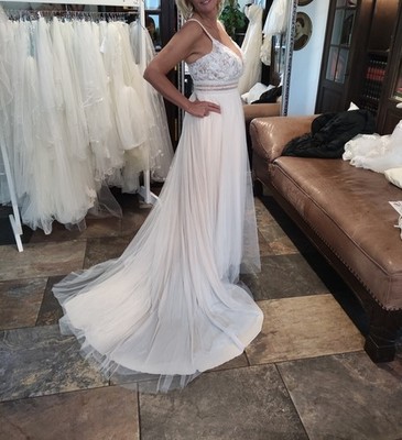 Brautkleid/Abendkleid Brinkmann Rosenspitze Ivory 40