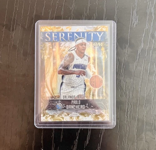 2025 Topps Chrome Paolo Banchero Refractors Gold (RAW)