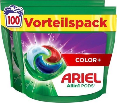 Ariel Waschmittel Pods All-in-1, Flüssigwaschmittel Kapseln 100 Waschladungen