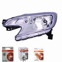 Halogen Scheinwerfer Frontscheinwerfer Rechts H4 FüR Nissan Note Inkl. Lampen