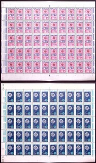MOROCCO: 1965 2 Full 10 x 5 Sheets Centenary Internal Telecommunications Unused