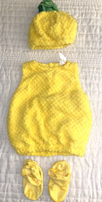 Pineapple Infant Costume Size 12-18Mos Warm Halloween Hat Booties Hyde Eek
