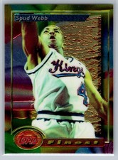 1993-94 Topps Finest #57 Spud Webb Sacramento Kings