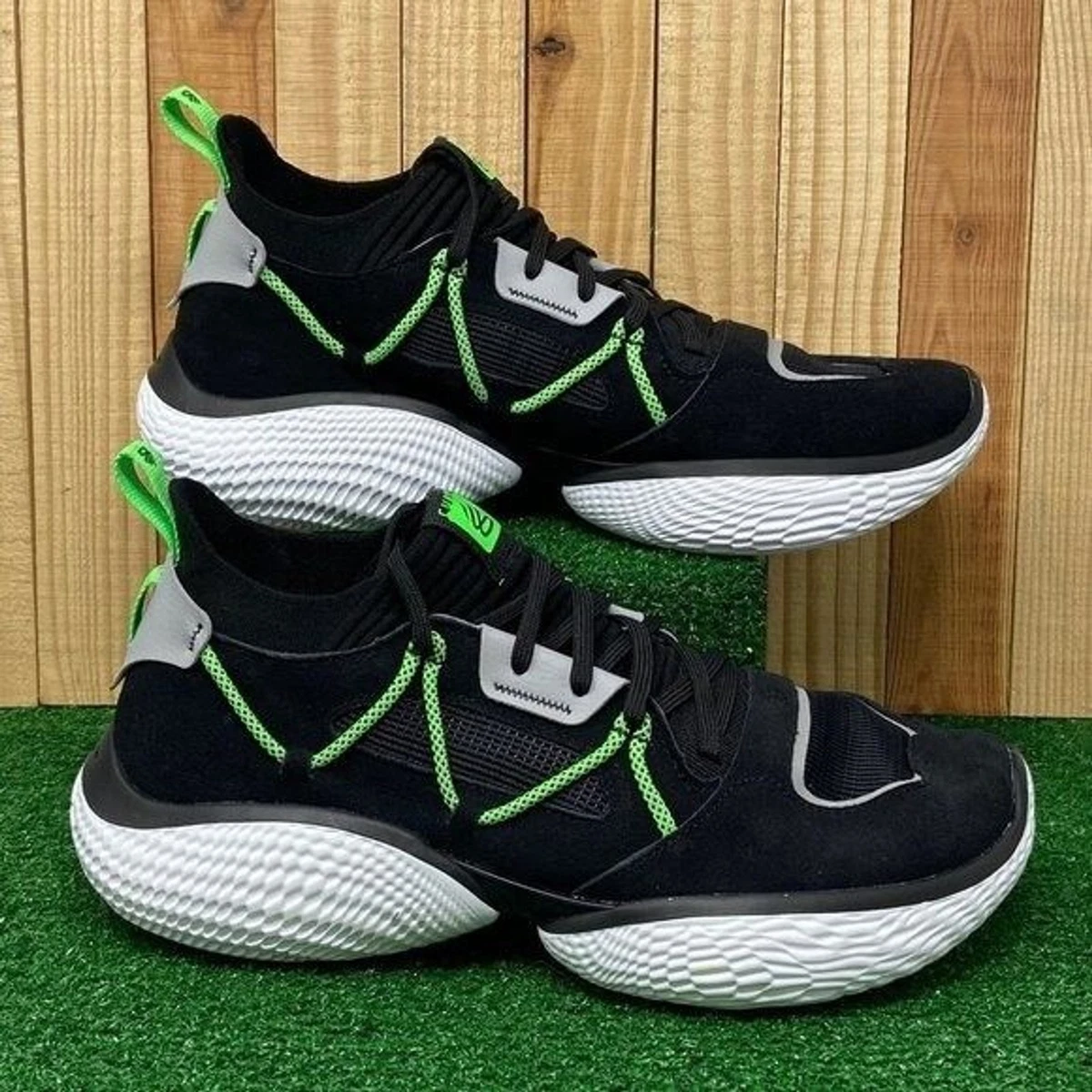 Under Armour Curry Flow Cozy ‘Black Green’ Unisex Curry Flow Cozy Sportstyle Shoes | Under Armour AU main image 4