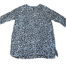 Simply Vera Vera Wang Women’s Night Wear Dress Leopard Print Brown Sz M