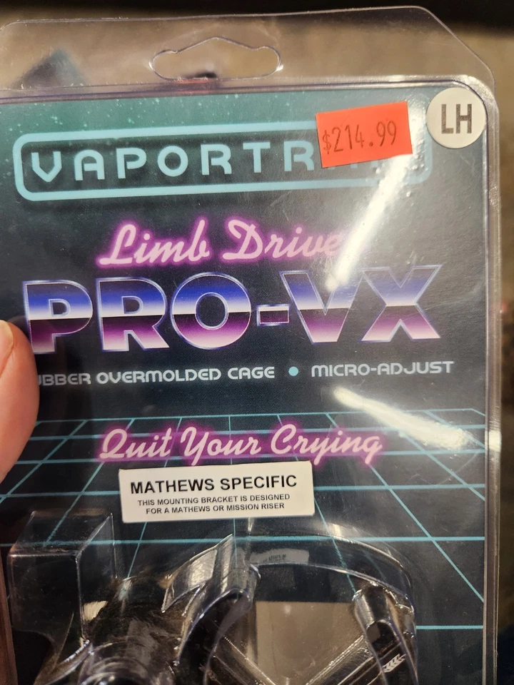 Vaportrail Pro-VX limb driven arrow rest, LH, Mathews specific mount - Image 2 of 2