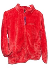 Columbia Fire Side Sherpa Youth XL Full Zip Fleece Jacket Pink