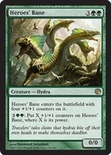 Heroes' Bane Light Play, English Magic the Gathering MTG Journey into Nyx