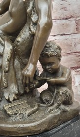 Roman God Saturn Bronze Statue Sculpture Signed Mario Nick Fine Art Collectible
