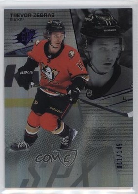 2022-23 SPx Colored Holofoil 11/149 Trevor Zegras #97 uf7