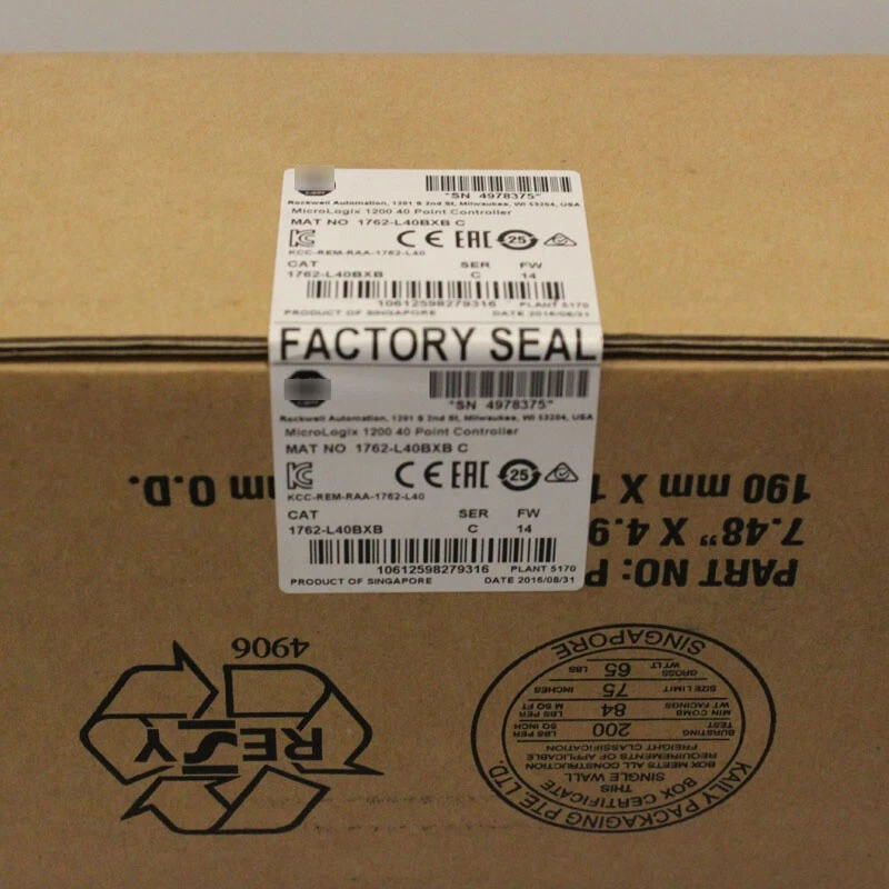 1PC New 1762-L40BXB SER C MicroLogix 1200 40 Point Controne SPOT STOCK - Image 2 of 4